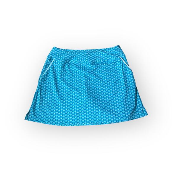 Sigrid Olsen Golf Tennis Pickle Ball Print Active Skort - Picture 1 of 9